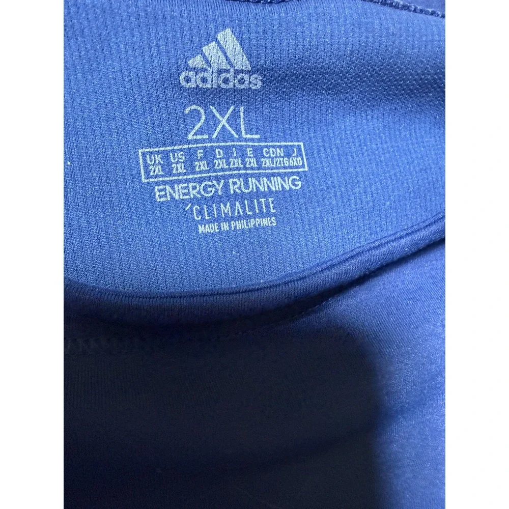 Men's Adidas Climate Boston Marathon 2019 Blue Long Sleeve Shirt XXL